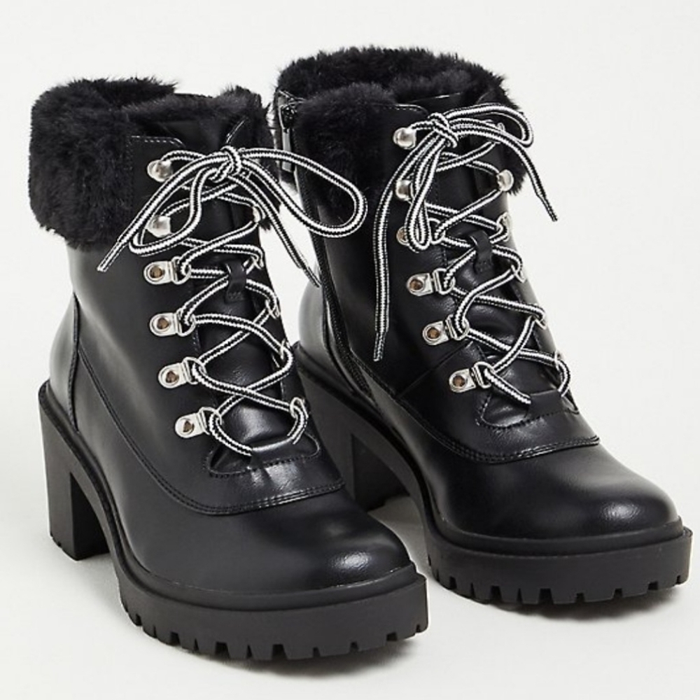 Torrid fur hiking boots size 10w